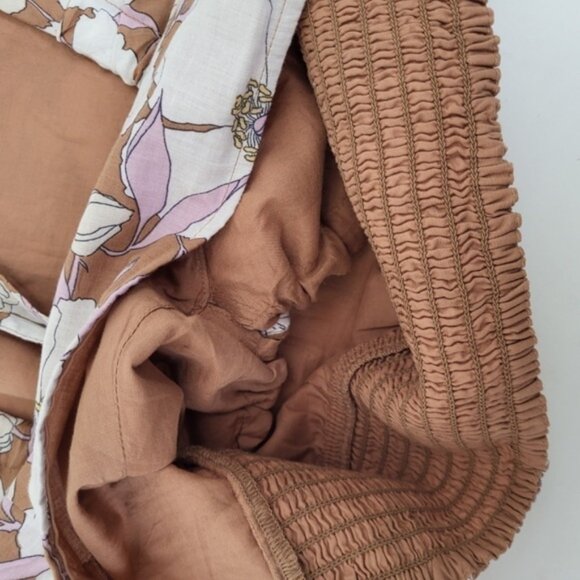 Abercrombie & Fitch Crop Top Puff Sleeve Sweetheart Neckline Short Peasant - Picture 9 of 11